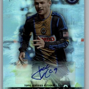 2013 Topps MLS Maestros Autographs #MA-JMC Jack McInerney Auto Autograph Philadelphia Union Official Major League Soccer Trading Card in Raw (NM or 2013 Topps MLS Maestros Autographs #MA-JMC Jack McInerney Auto Autograph Philadelphia Union Official Major League Soccer Trading Card in Raw (NM or