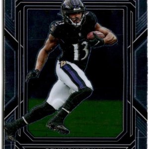 2022 Panini Prizm Football #22 Devin Duvernay Baltimore Ravens Official NFL Trading Card (Stock Photo shown, card is in Near Mint to Mint Condition) 2022 Panini Prizm Football #22 Devin Duvernay Baltimore Ravens Official NFL Trading Card (Stock Photo shown, card is in Near Mint to Mint Condition)