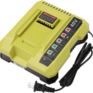 OP401 – Cargador de batería de 40 V para Ryobi Li-ion Batería Compatible con Ryobi 40V Batería OP4015 OP40201 OP4026 OP4026A OP4030 OP4040 OP4050 OP401 – Cargador de batería de 40 V para Ryobi Li-ion Batería Compatible con Ryobi 40V Batería OP4015 OP40201 OP4026 OP4026A OP4030 OP4040 OP4050