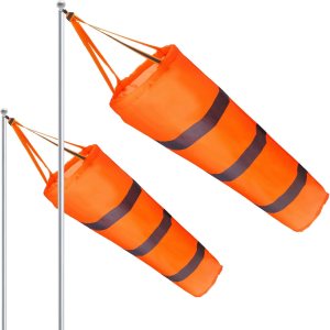 Boao 2 piezas de manga de viento colorida para colgar, decoración de orgullo gay, lesbiana gay, material impermeable para decoración colgante al Boao 2 piezas de manga de viento colorida para colgar, decoración de orgullo gay, lesbiana gay, material impermeable para decoración colgante al