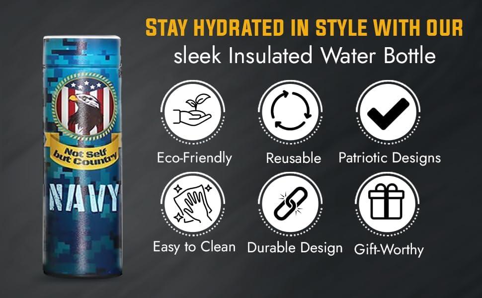 BRAVO ZULU – Botella de agua de acero inoxidable con pantalla LED de temperatura, botella de agua térmica para mantener el agua caliente y fría