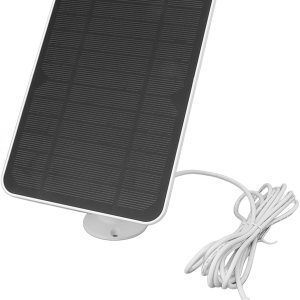 Panel solar de 4 W 5 V para cámara de seguridad Arlo, cargador solar impermeable IP65 con soporte de 360 grados, energía solar continua, fácil de Panel solar de 4 W 5 V para cámara de seguridad Arlo, cargador solar impermeable IP65 con soporte de 360 grados, energía solar continua, fácil de