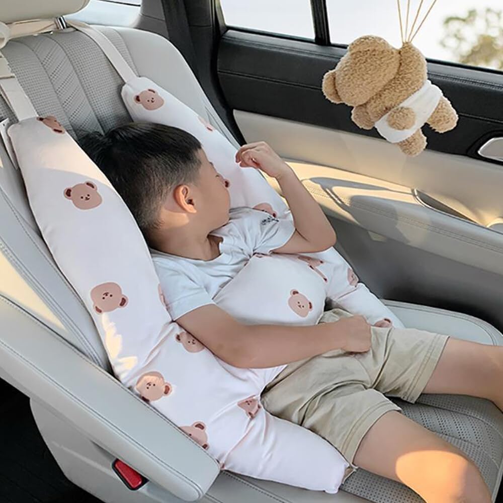XGBYR Forma de H – Soporte de cabeza para dormir de coche para niños, forma de H, soporte de cabeza para dormir del automóvil, almohadas de viaje
