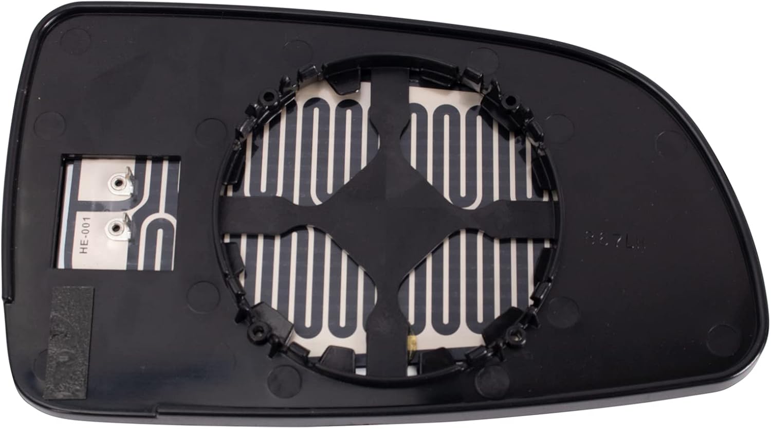 TRQ Juego de cristales de espejo compatible con Chevrolet Aveo 2007-2011