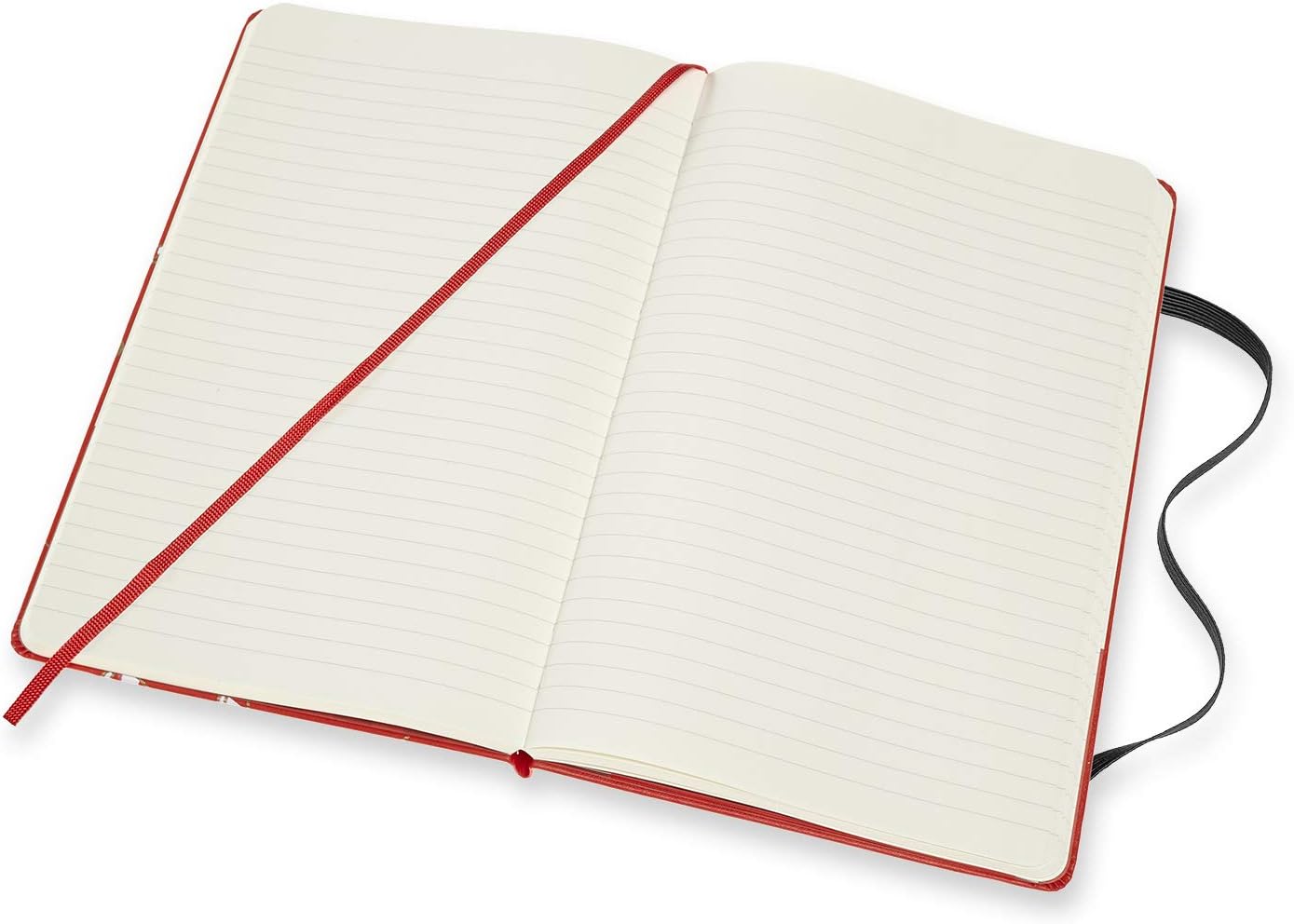 (Moleskine) Moleskin LEHK04QP060 Hello Kitty Notebook, Hard Cover, Large Size, Width 5.1 x Height 8.3 inches (13 x 21 cm), Ruled, Red