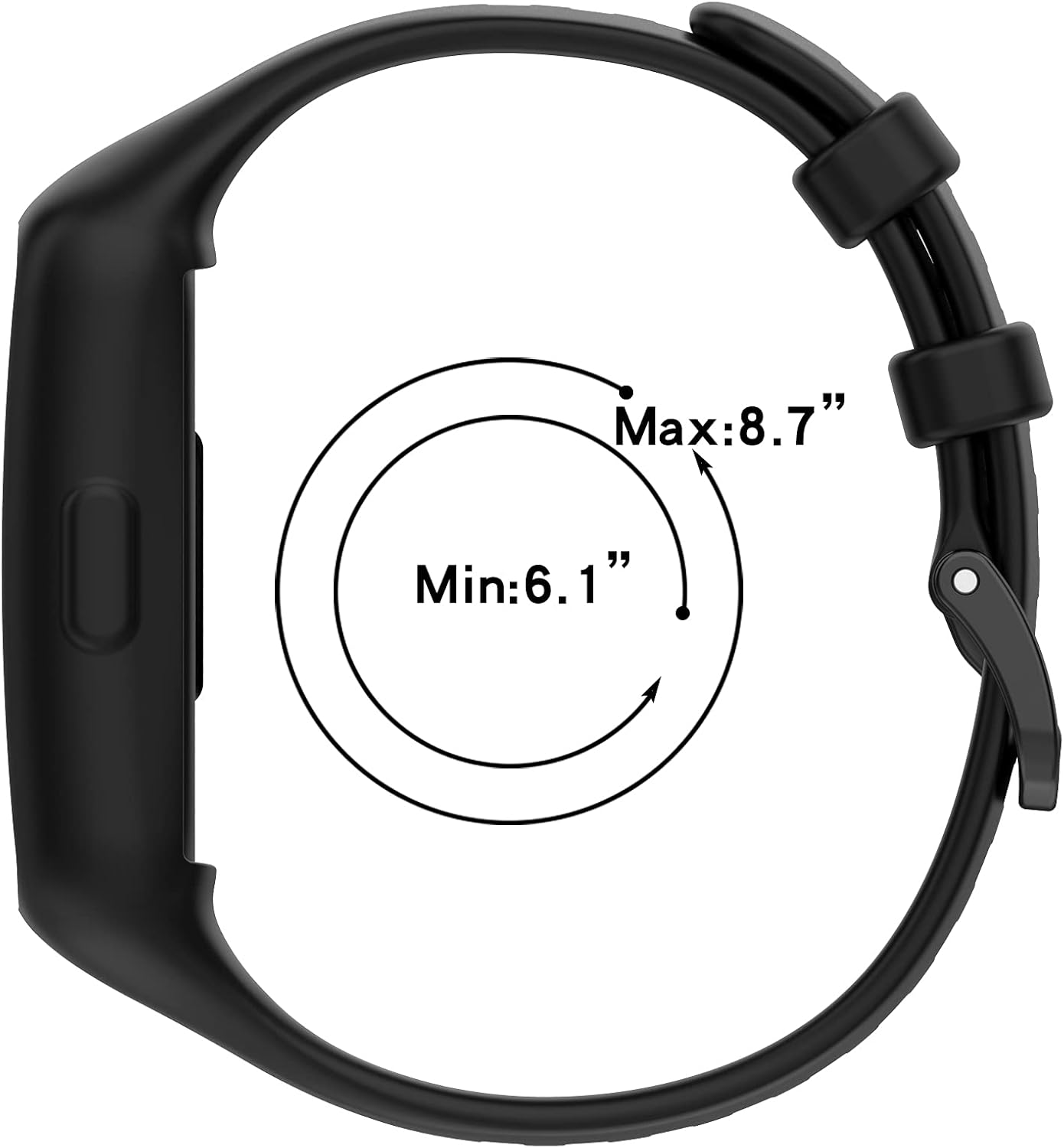 Senter Correa de repuesto de goma suave de liberación rápida para Huawei Band 7 Smart Watch
