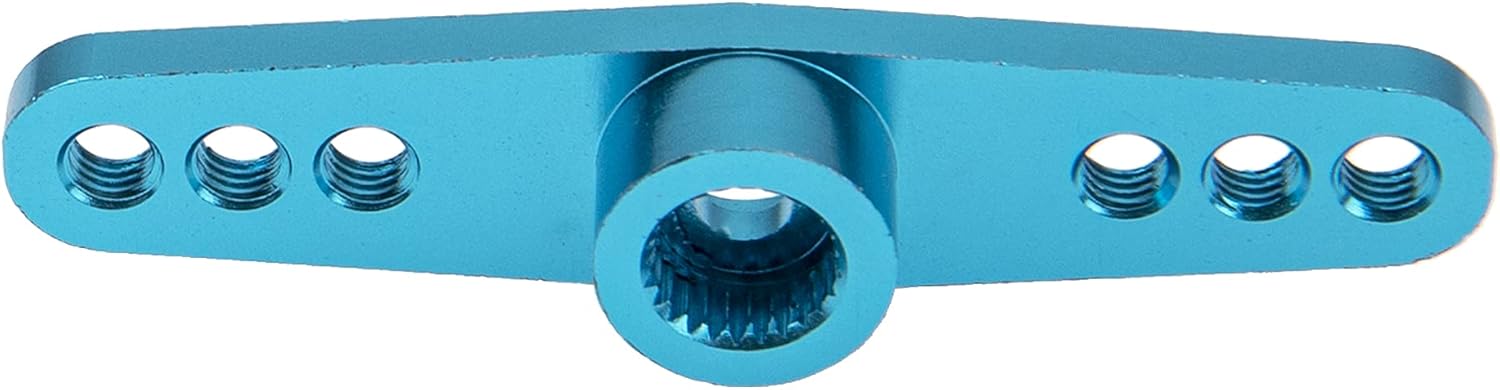ShareGoo – Brazos de dirección de doble brazo de aleación de aluminio 25T para Futaba Savox Power HD HSP MG995 Servos Motor 18 110 RC coche buggies