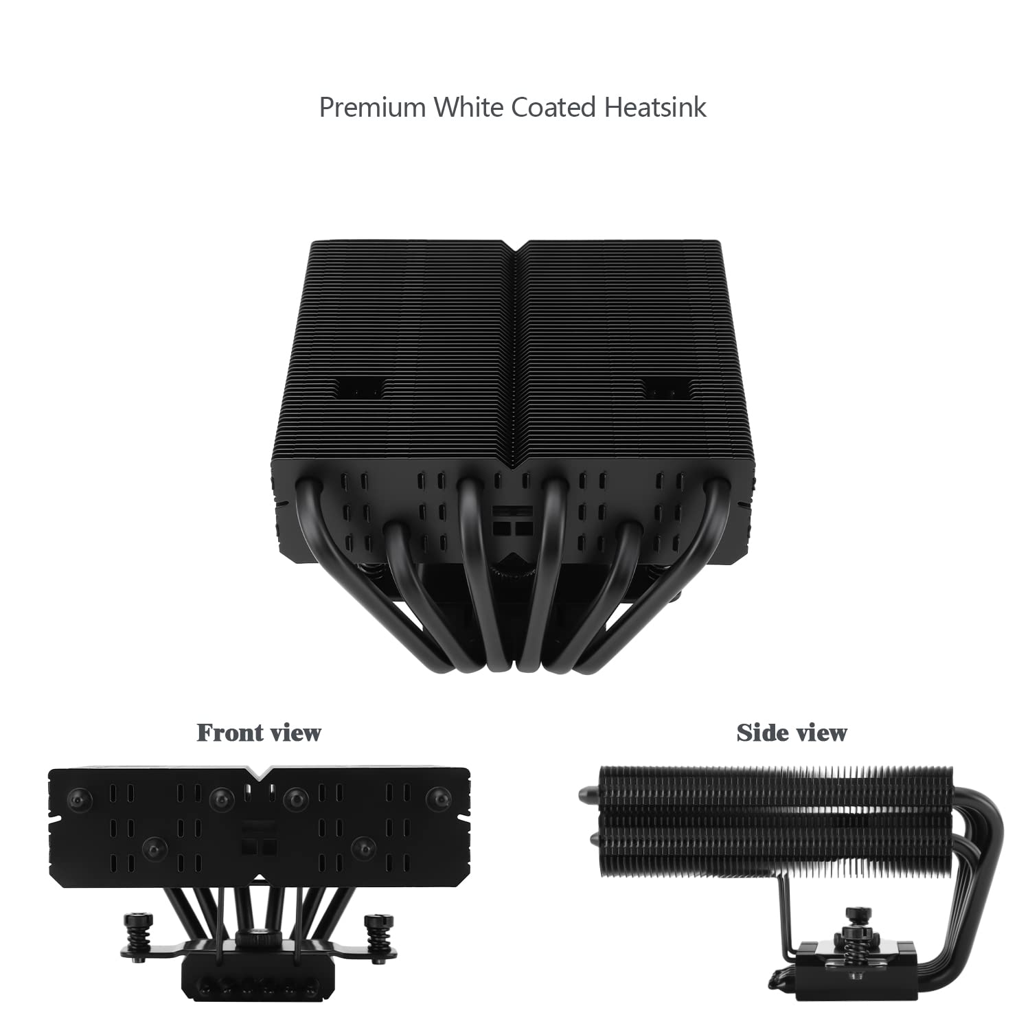 Thermalright Enfriador de aire para CPU SI-100, tubos de calor de 6 × 0.236 in, enfriador de CPU silencioso TL-E12B PWM con rodamiento S-FDB V2.0,