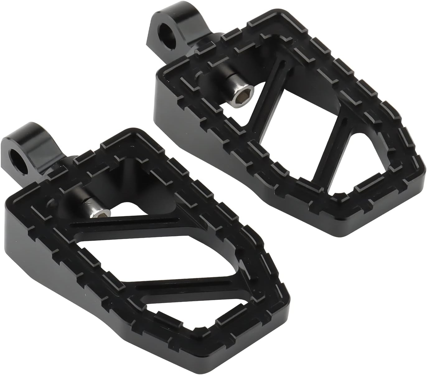 Estriberas de motocicleta MX Wide Pegs Riot reposapiés Chopper Bobber Style para Dyna Fat Bob Touring Road Glide Road King Street Glide Sportster