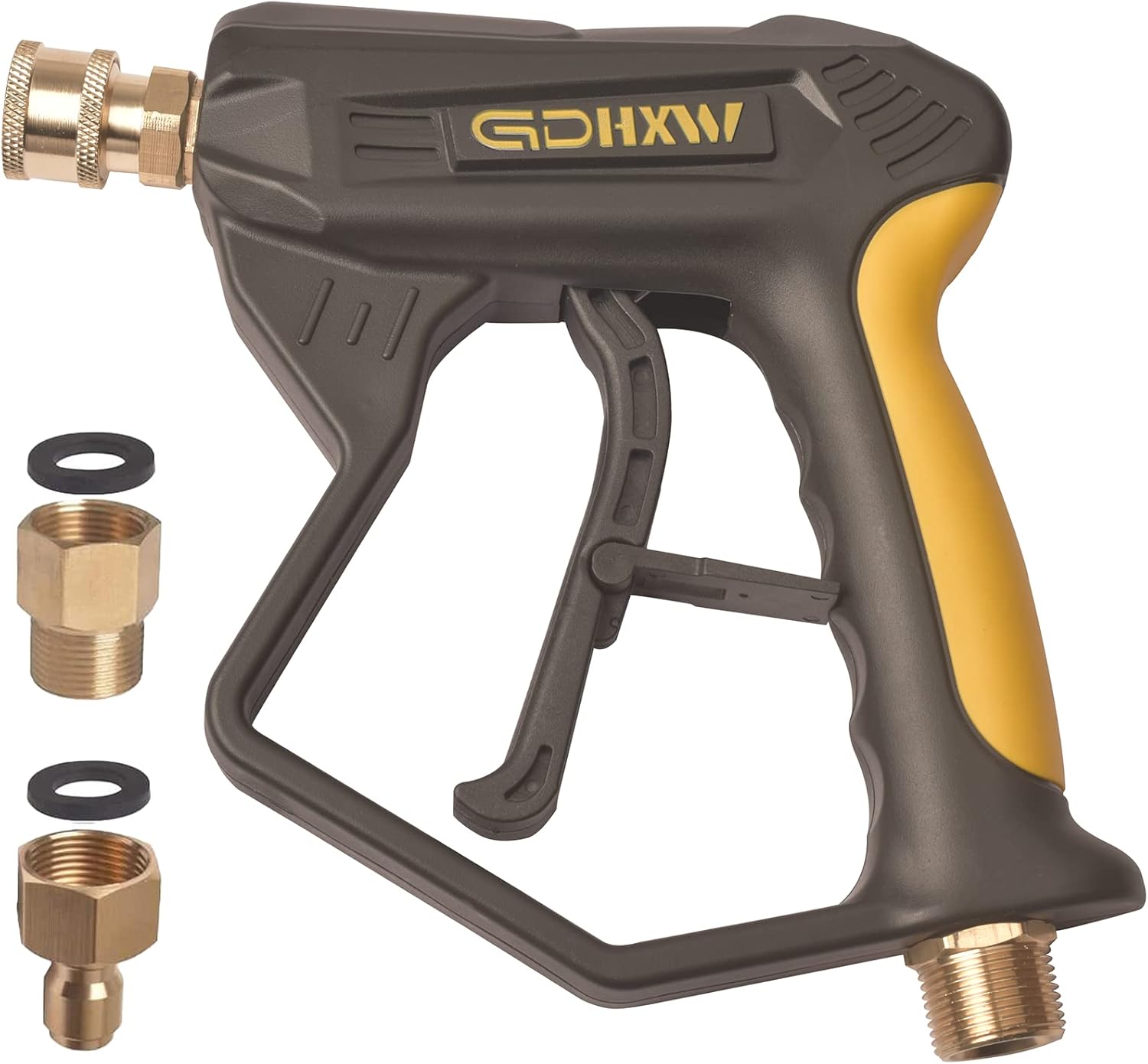 GDHXW Pistola de lavado de alta presión 5000 PSI Max con conector rápido y adaptador M22