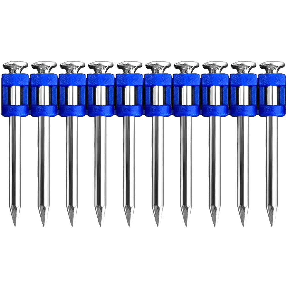 meite MTSD-38 Calibre 12 1-12 pulgadas de longitud, diámetro del vástago de 118 pulgadas, mecánico, galvanizado, mango liso, plástico, recolectado,