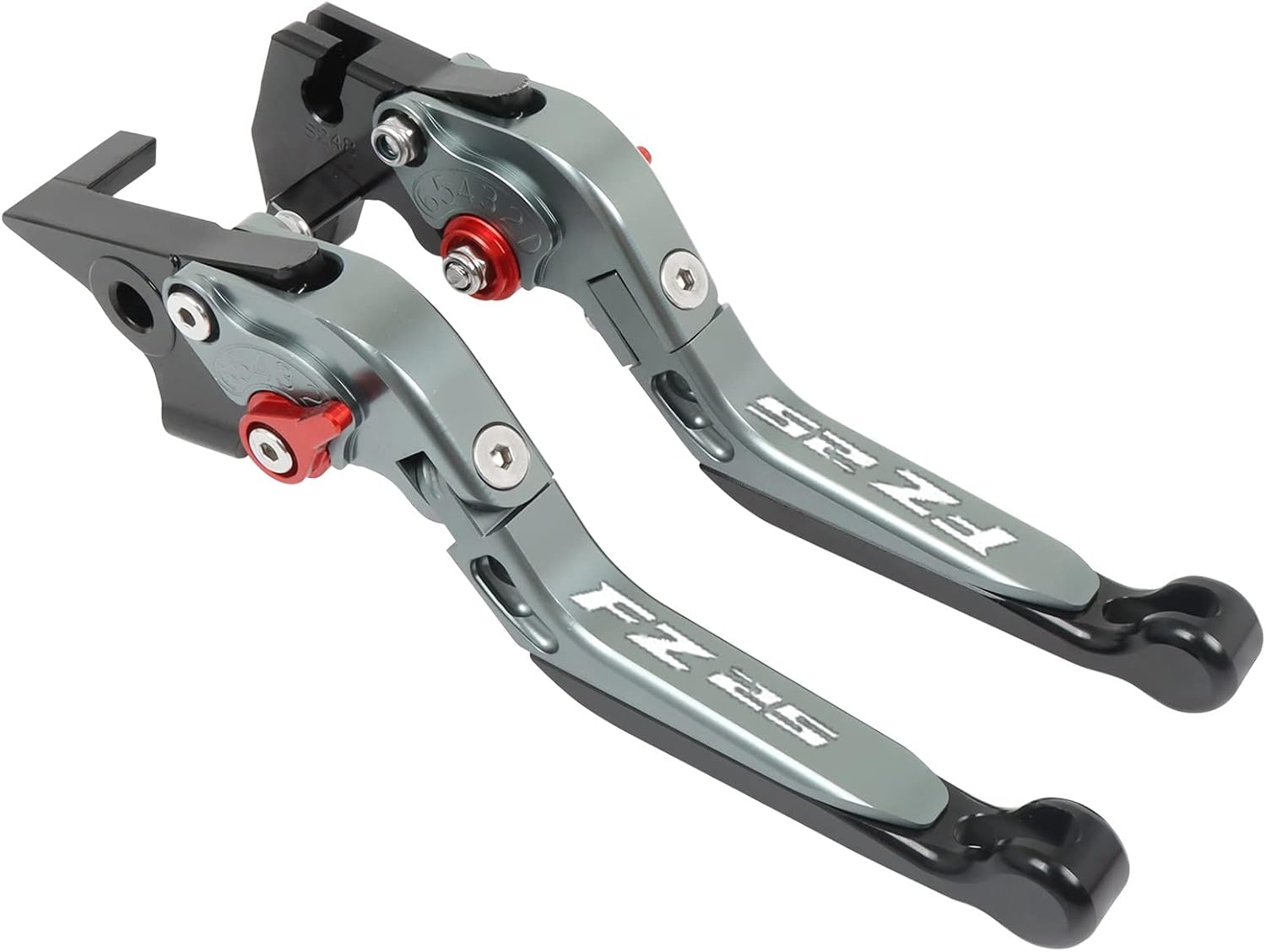 DOUKI Para Yamaha FZ25 FZ 25 FZ-25 2017-2023 Empuñaduras de motocicleta Manillar CNC Aluminio Ajustable Palancas de embrague de freno Palanca (Color