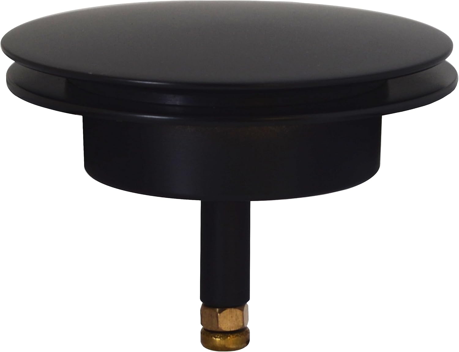 Westbrass D50RE-62 – Moldura de repuesto de 1-12 pulgadas para ensamblajes de desagüe de baño de accionamiento por cable, 1 paquete, negro mate