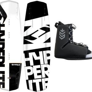 System & Hyperlite Wakeboard Agente con fijaciones Tour Wakeboard se adapta a botas de talla 8-14. 134, 138, 55.9in System & Hyperlite Wakeboard Agente con fijaciones Tour Wakeboard se adapta a botas de talla 8-14. 134, 138, 55.9in