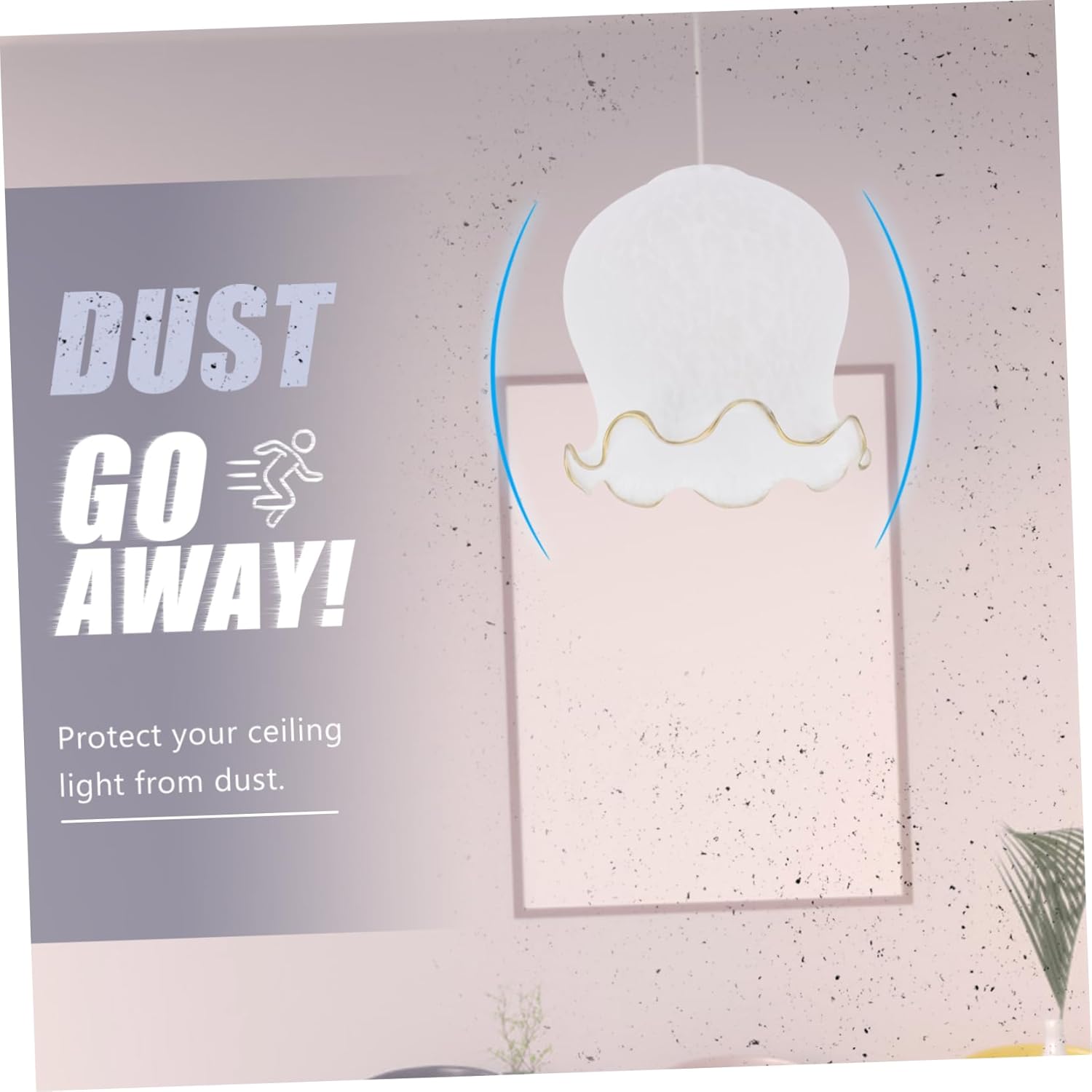 DOITOOL Pantalla de cristal para lámpara de mesa, cubierta de pantalla de vidrio esmerilado, pantalla de vidrio de repuesto, pantalla decorativa,