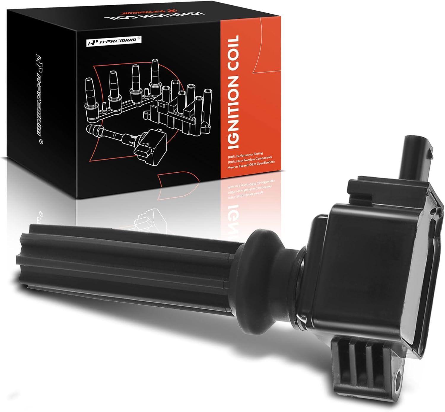 A-Premium Bobina de encendido compatible con vehículos Ford, Lincoln, Jaguar y Land Rover – L4 2.0L 2.3L 2.5L – Explorer 2013-2019, Focus 2012-2018,