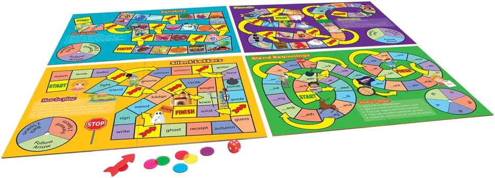 Junior Learning JL423 Juegos de mesa de ortografía, multicolor