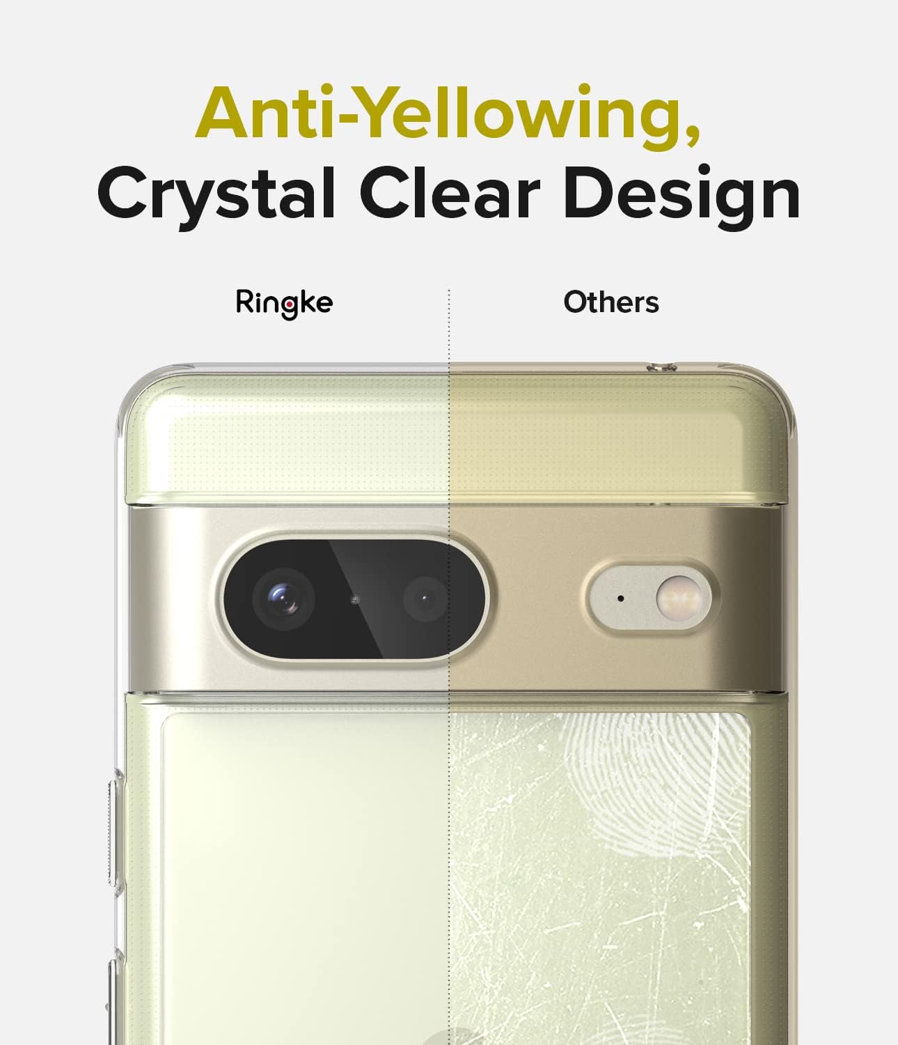 Ringke Fusion recortes precisos para lentes de cámara Compatible con Google Pixel 7, a prueba de golpes, transparente, para mujeres, hombres,