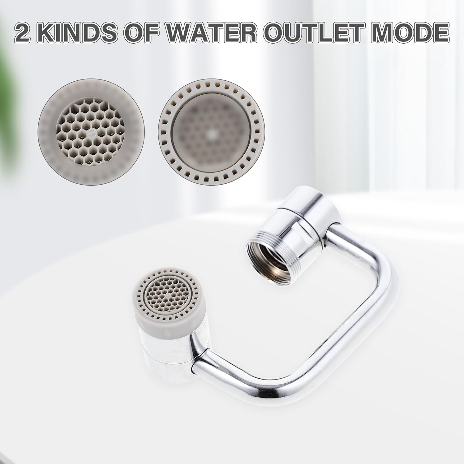 DOITOOL Extensor de grifo para fregadero de niños pequeños, aireador para grifo de fregadero, grifo de baño, aireador de grifo de cocina, extensor