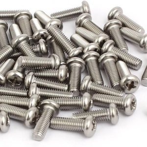 IIVVERR Tornillos para máquina de cabeza redonda Phillips de acero inoxidable 304 M5 x 0.591 in 50 piezas (M5 x 0.591 in 304 tornillos de máquina de IIVVERR Tornillos para máquina de cabeza redonda Phillips de acero inoxidable 304 M5 x 0.591 in 50 piezas (M5 x 0.591 in 304 tornillos de máquina de