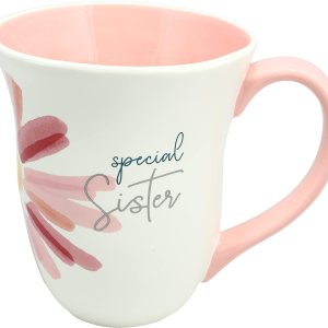 Pavilion – Taza de café grande de 16 onzas, diseño de flores de acuarela Pavilion – Taza de café grande de 16 onzas, diseño de flores de acuarela