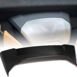 Cubierta de altavoz superior de fibra de carbono auténtica para Corvette C8 2020 2021 2022 2023 Z06 Z51 convertible solamente, cargador interior de Cubierta de altavoz superior de fibra de carbono auténtica para Corvette C8 2020 2021 2022 2023 Z06 Z51 convertible solamente, cargador interior de