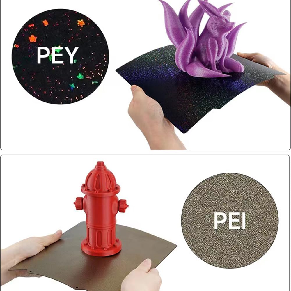 Hoja PEI texturizada y placa de construcción suave PEY 235X235mm Spring Steel Print Bed Base magnética para K1Ender 3 V3 SEEnder 3 V3 KENeptune 3