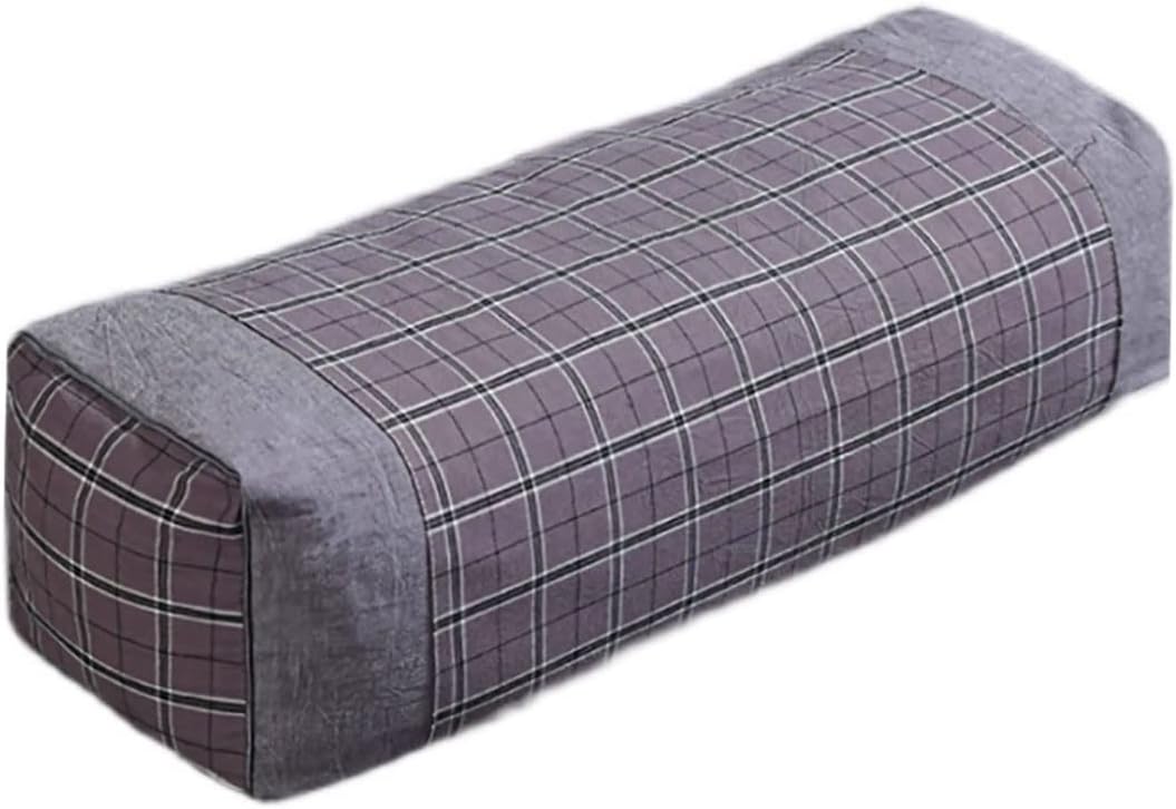Almohada de cuello de trigo sarraceno, almohada orgánica de trigo sarraceno para dormir, ajustable, transpirable para un sueño fresco, soporte