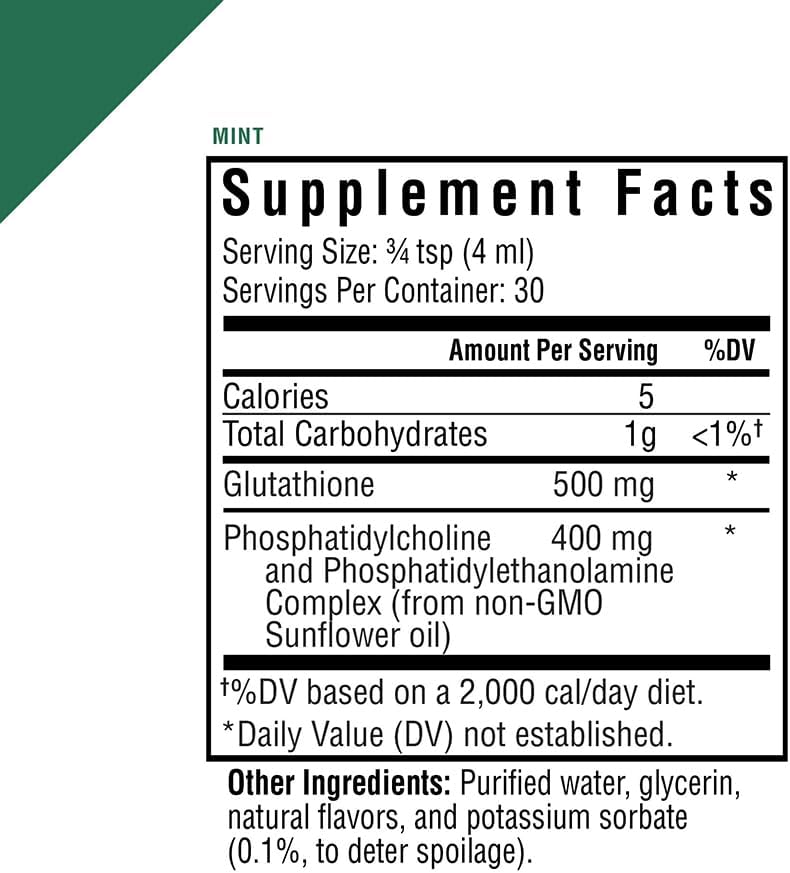 Optimal Liposomal Glutathione, sin soja y sin OMG, 0,018 oz de liposomal por cucharadita, 4onzas, 30porciones
