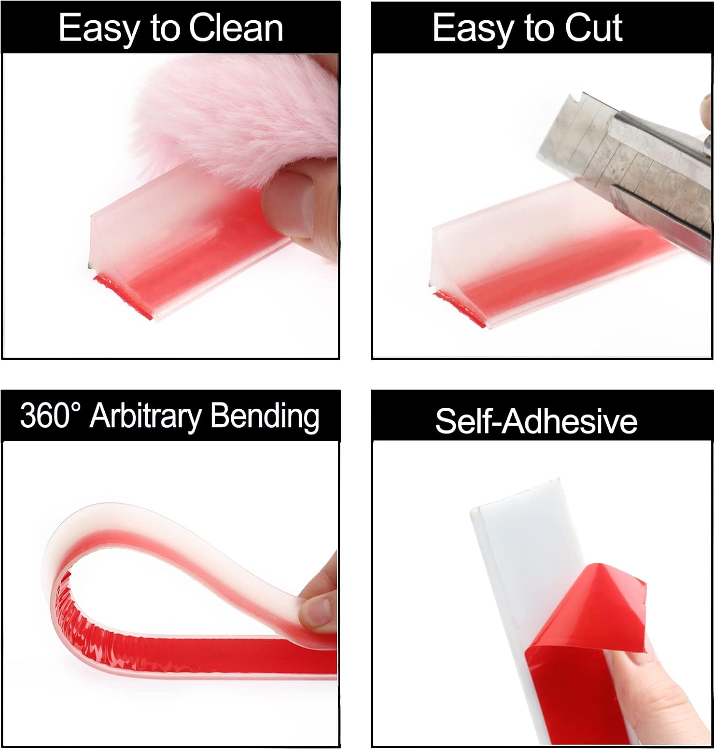 Presa de agua plegable de silicona de 67 pulgadas, barrera de ducha impermeable, retenedor para separación húmeda y seca, para fregadero de cocina,