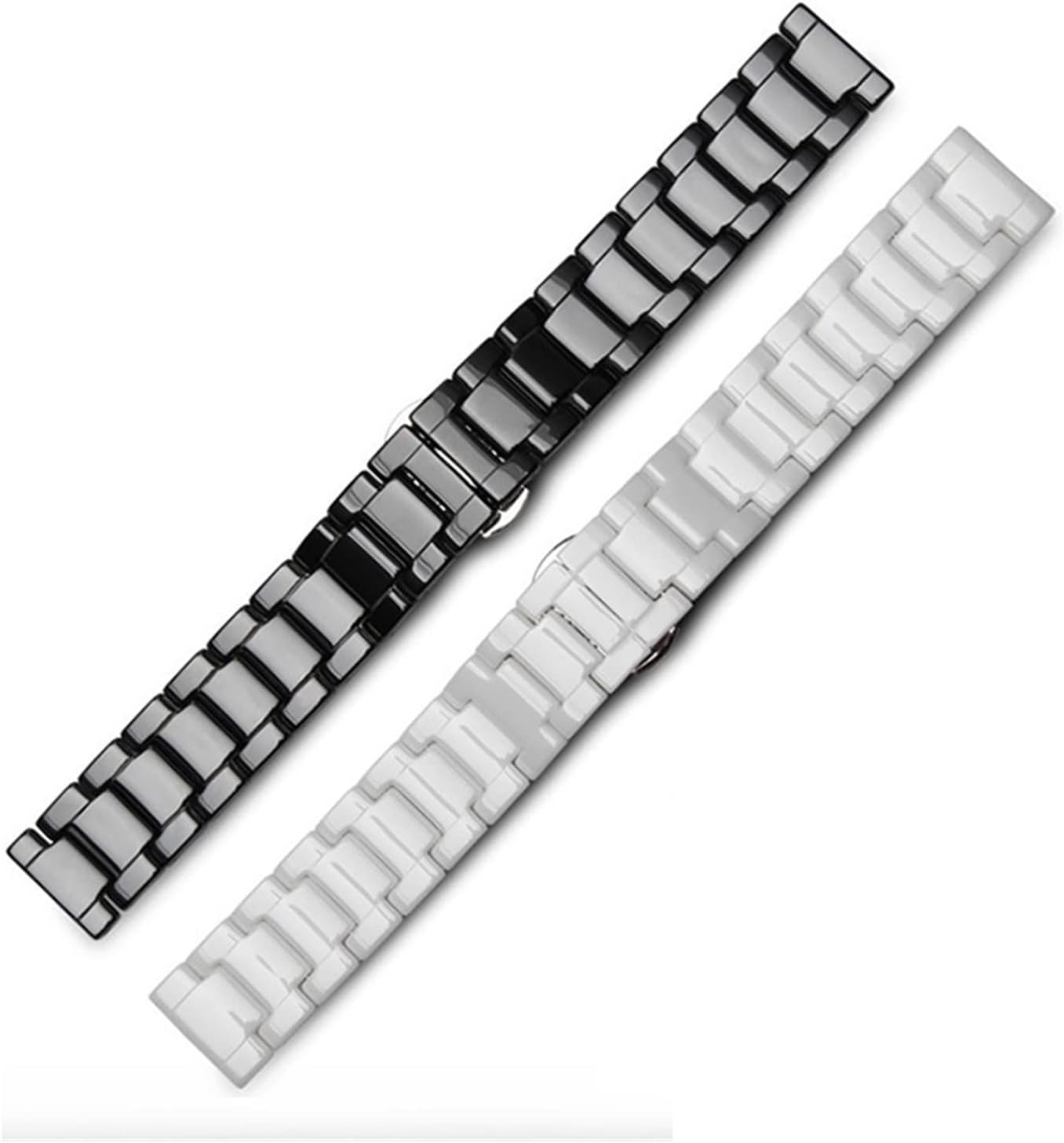YANLITIAN C01 Ceramic Watch Strap 20mm Compatible With Galaxy Watch 44mm Watchbands Compatible With Samsung Gear S2 S3 14-22mm Suit