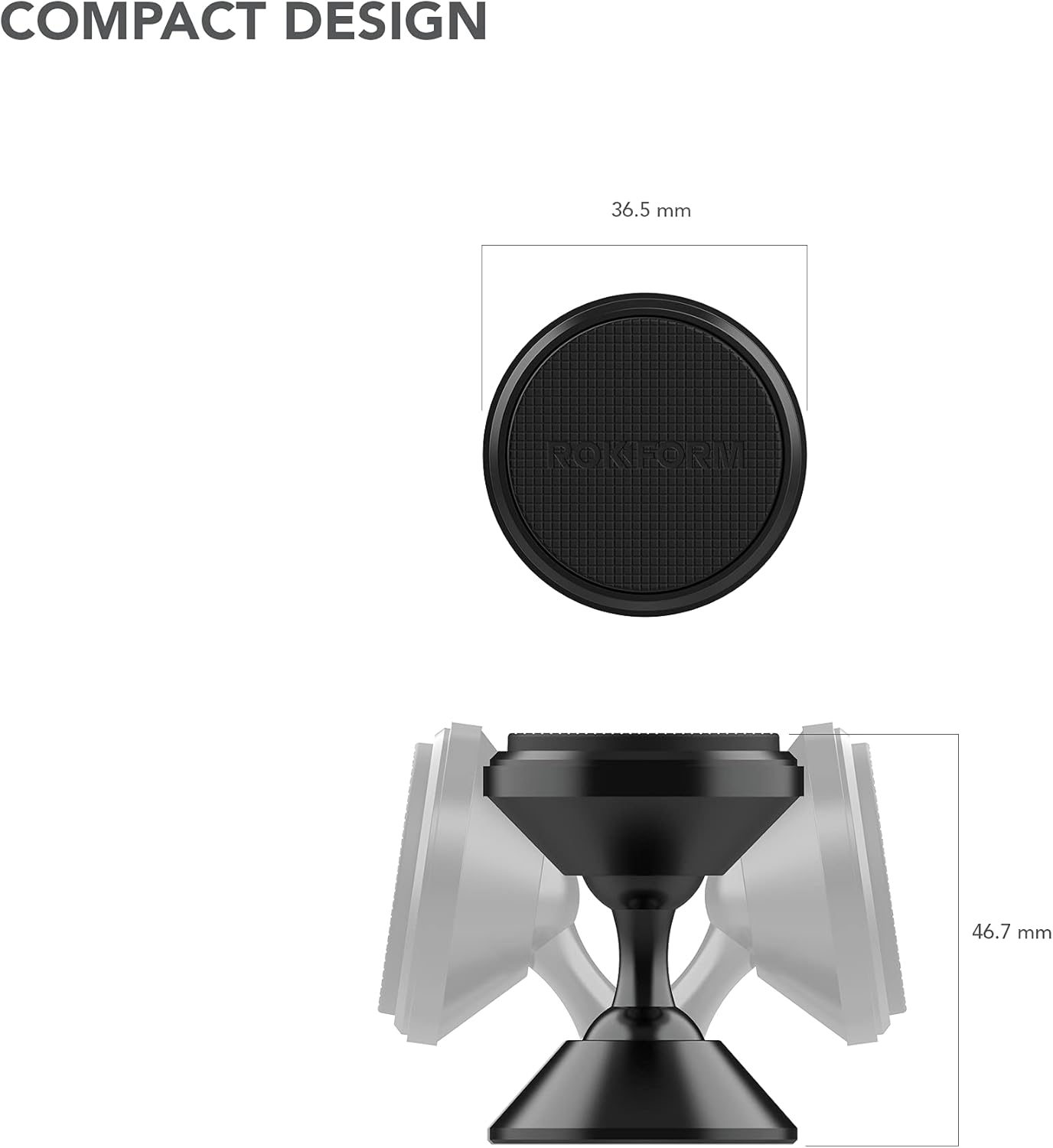 Rokform – Funda ultra resistente para Galaxy Note 20 + soporte giratorio para teléfono para automóvil, camión o camioneta