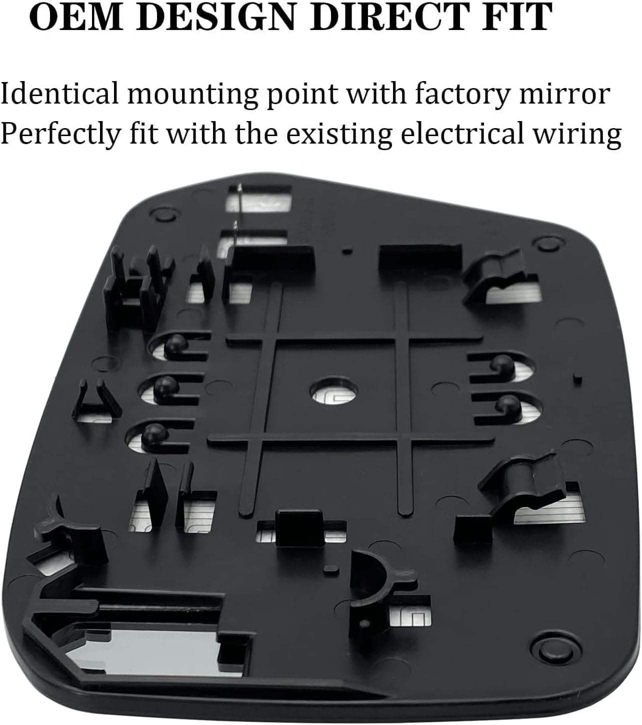 Espejo calefactable para el lado derecho del pasajero para Ford Fusion 2006-2010, Mercury Milan, 2007-2010 Lincoln MKZ Espejos  Espejo convexo