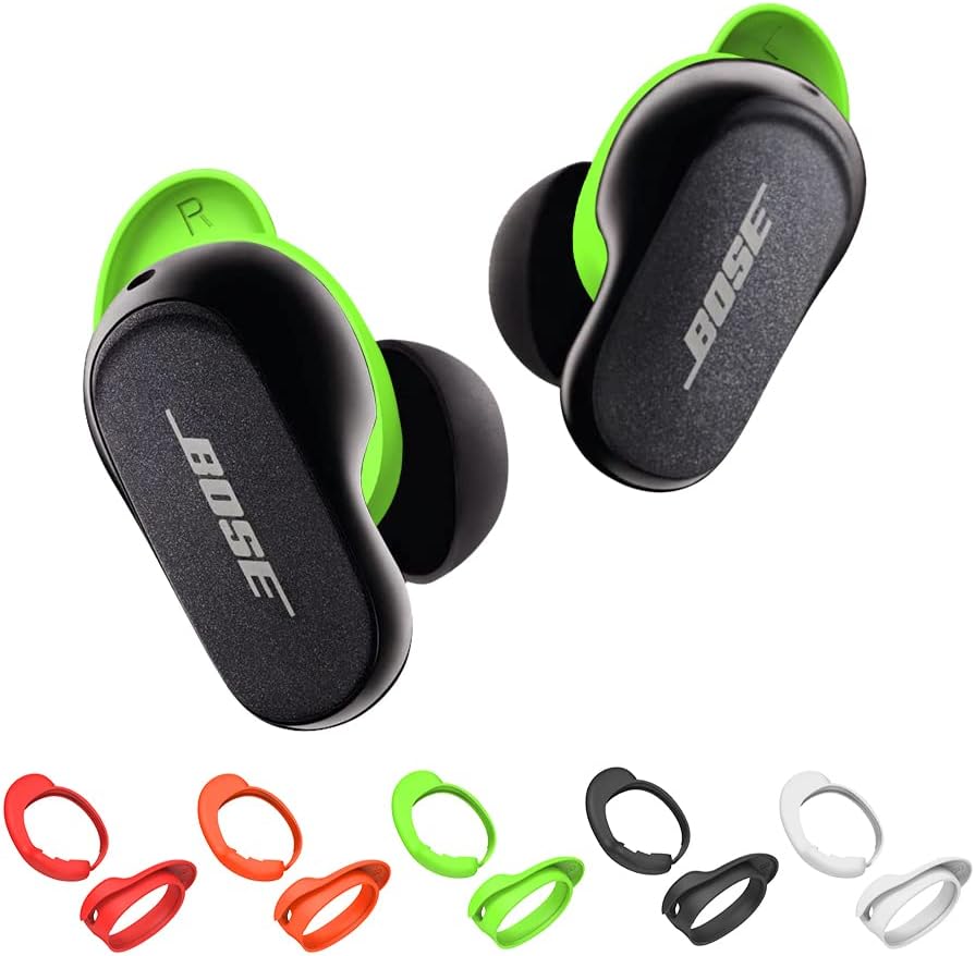 5 pares de puntas de gancho para las orejas Bose QuietComfort II (2022) y QuietComfort Ultra (2023), puntas de agarre antideslizantes accesorios