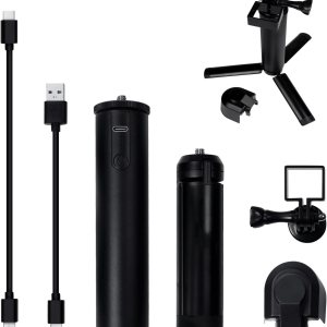 Agarre de mano de carga para cámara DJI Osmo PocketPocket 2, barra de extensión de banco de energía con trípode y adaptador de montaje, parasol de Agarre de mano de carga para cámara DJI Osmo PocketPocket 2, barra de extensión de banco de energía con trípode y adaptador de montaje, parasol de
