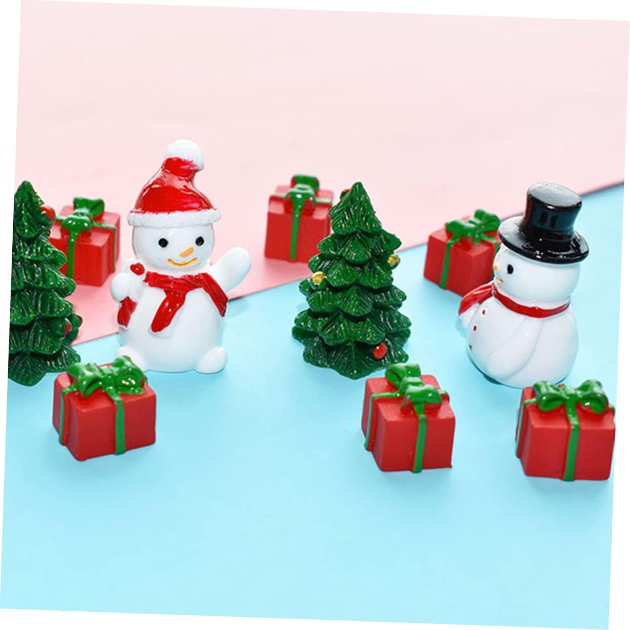 80 piezas de calcetines de decoración pequeños D para fiestas de manualidades con muñeco de nieve surtido de hadas, decoración de colores,