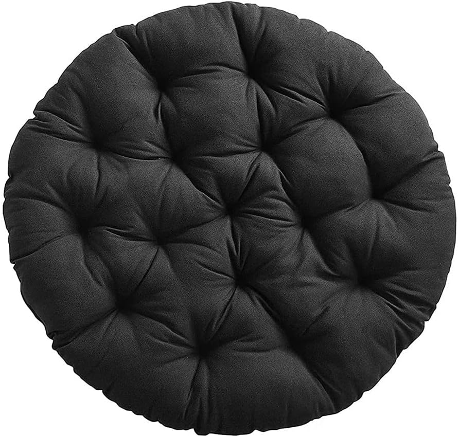 Papasan – Cojín para silla, diseñado para cojines Papasan, cojín Papasan para columpio de huevos, silla giratoria de ratán para colgar en interiores