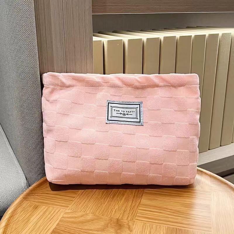 SEAMOON Bolsa de cosméticos, bolsa de maquillaje estética,Pequeña bolsa de maquillaje para viajes,Bolsa de cosméticos de gran capacidad para
