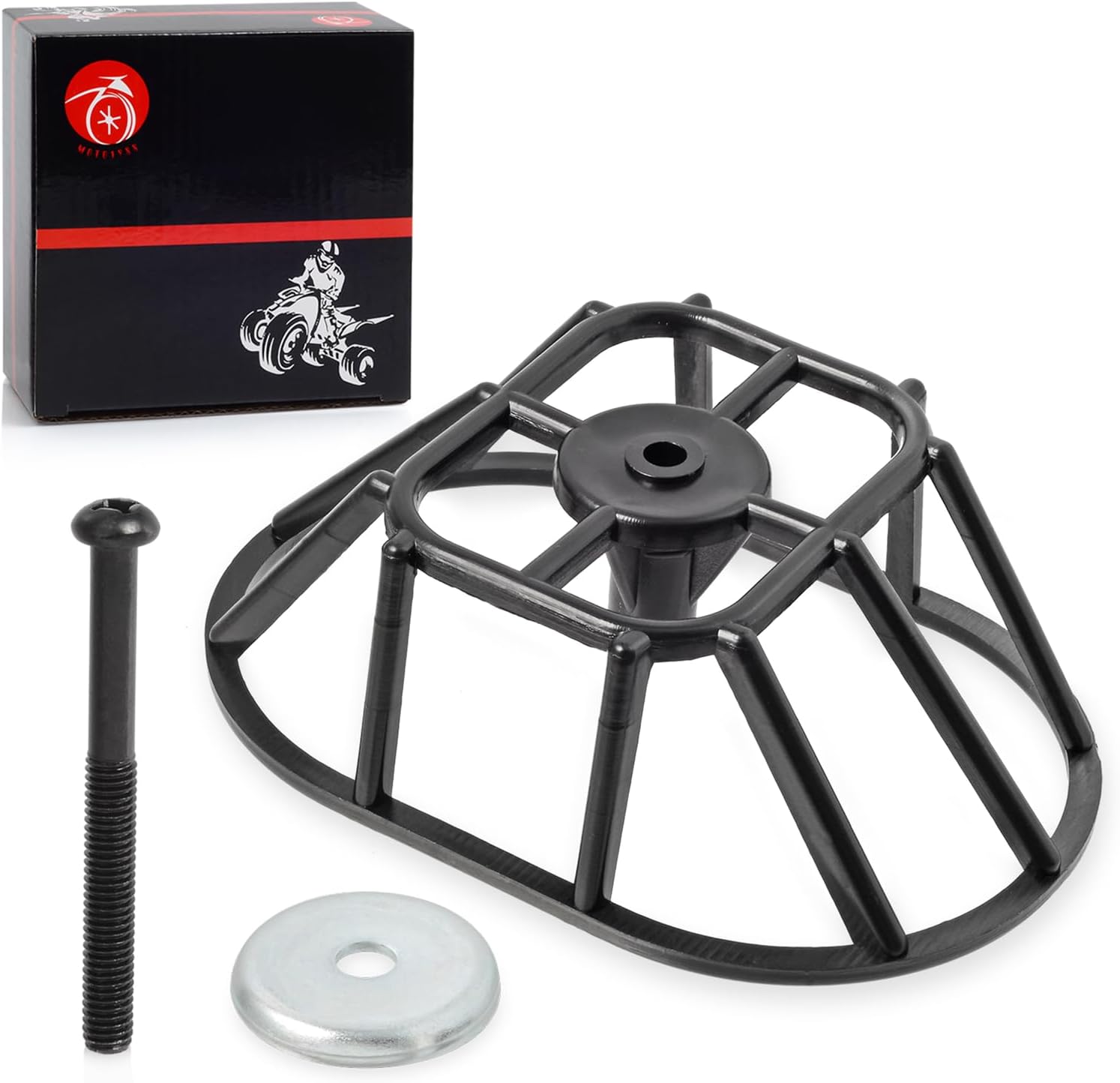 Soporte de jaula de filtro de aire cesta de admisión con kit de tornillos para Yamaha Blaster 200 Grizzly 125 Breeze 125 YFA1 Raptor 125 250