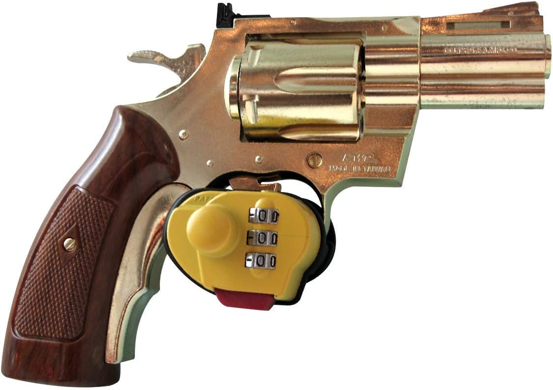 Bosvision Cerradura de pistola de gatillo de combinación de 3 dígitos para pistolas, rifles y pistolas..