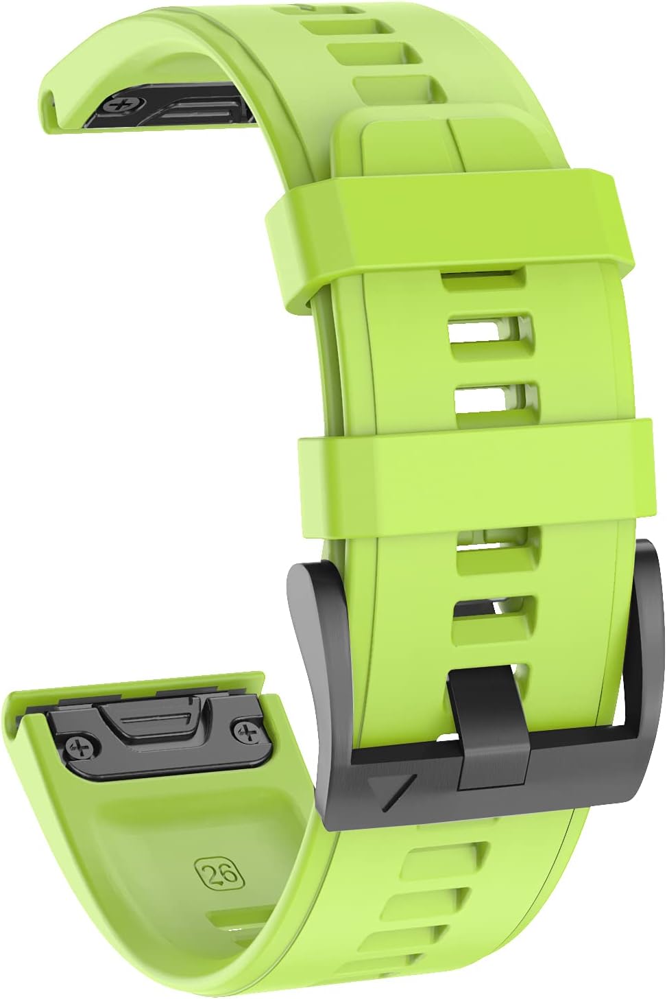 OVERSTEP Correa de reloj de silicona suave compatible con Garmin Fenix 5X Band de 1.024 in de ancho para Fenix 6XFenix 7XFenix 5X PlusFenix 6X