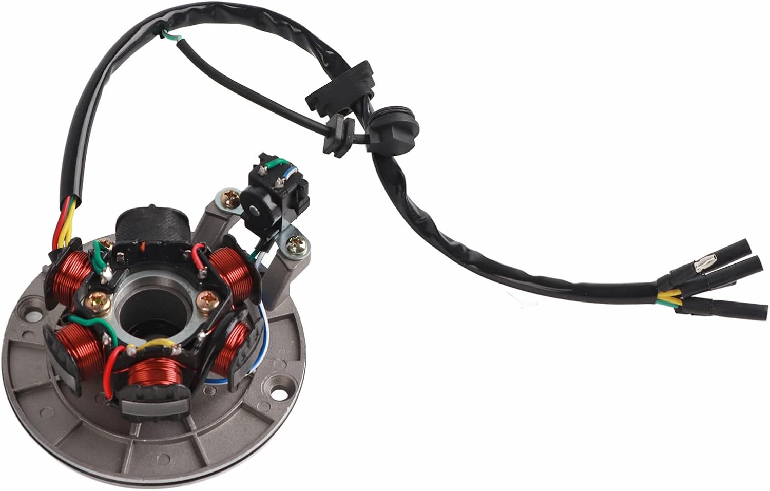 Acouto Estator Magneto – Estator de encendido con placa magnética, repuesto para LIFAN YX 140cc Kick Start Engine PIT PRO Trail Dirt Bike