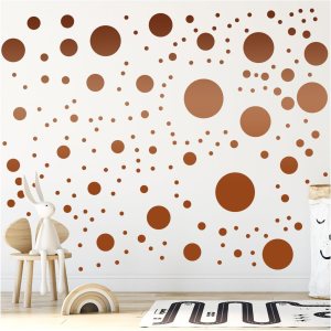 StickerDeen Más de 500 calcomanías de pared de círculos de lunares surtidos para dormitorio de niños, sala de estar, aula, sala de juegos, StickerDeen Más de 500 calcomanías de pared de círculos de lunares surtidos para dormitorio de niños, sala de estar, aula, sala de juegos,