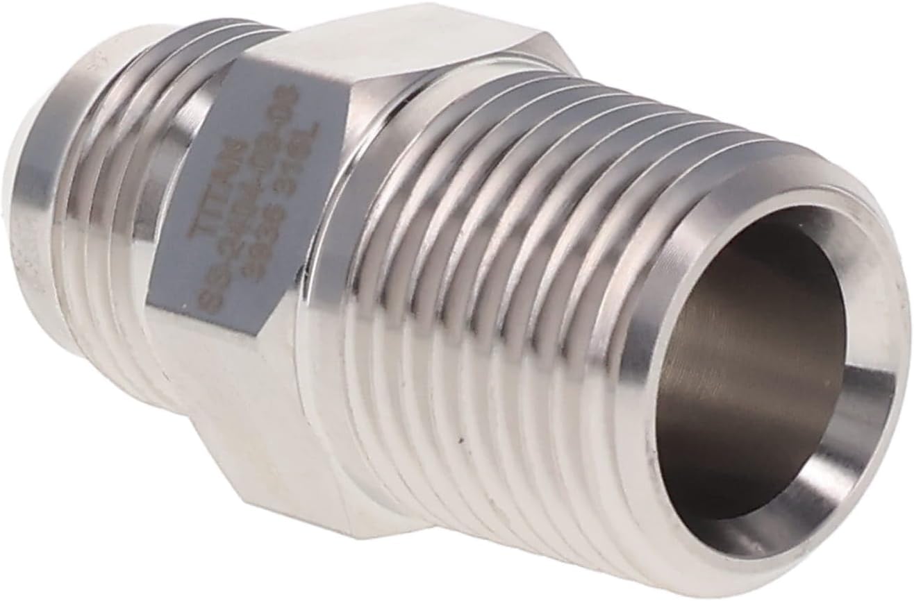 SS-2404-16-16  1″ 37 JIC (rosca 1 516″-12) x 1″ Tubo macho – acero inoxidable