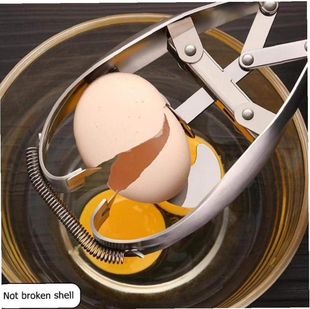 Cocina Acero Inoxidable Huevo Tijeras Cortador De Cáscara De Huevo Abridor De Huevos Topper Separador