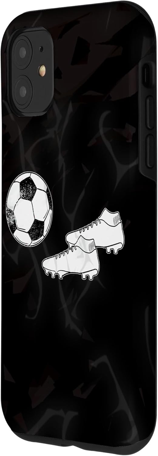 iPhone 11 Balón de fútbol y zapatos Cool Football Sport Jugadores Equipo Caja de regalo