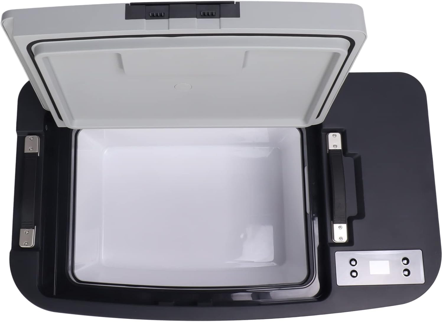 Refrigerador de coche, congelador portátil, capacidad de 33 litros  71.6 F enfriamiento rápido, refrigerador de coche de baja potencia de 45 W para