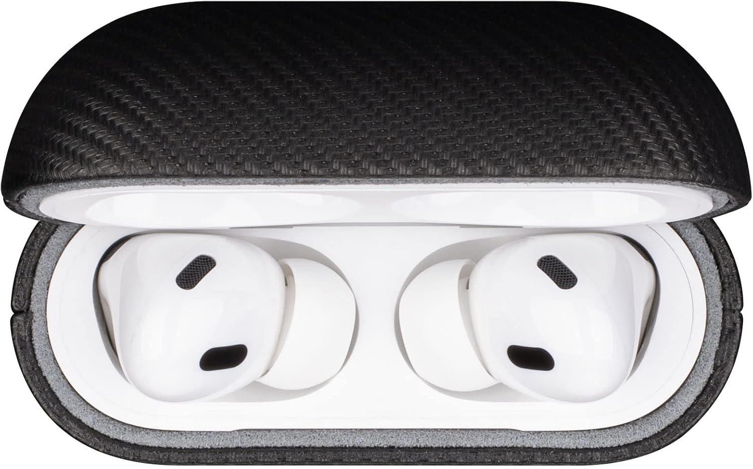 LOPIE Funda (no para AirPods Pro 1. generación), funda protectora hecha a mano para AirPods Pro de 2 generación, funda de cuero vegano estilo fibra