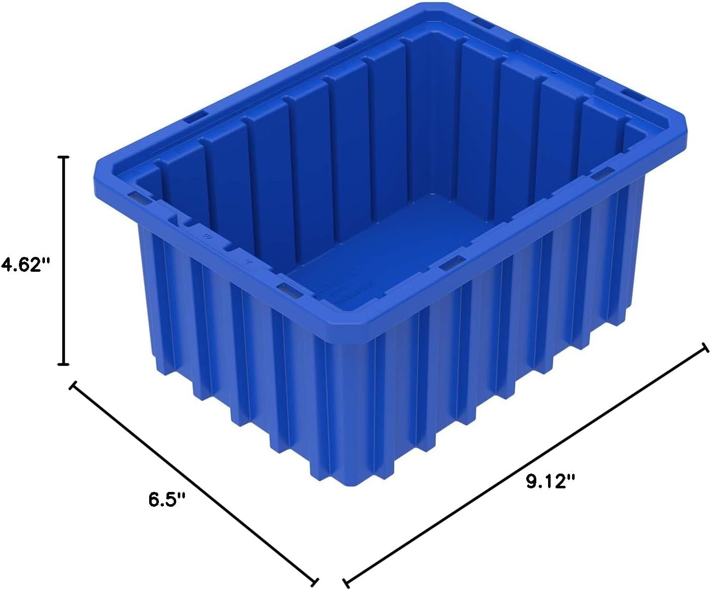 Akro-Mils 33105 Akro-Grid – Caja modular de plástico ranurada dividible apilable, (10-78 pulgadas de largo x 8-14 pulgadas de ancho x 5 pulgadas de
