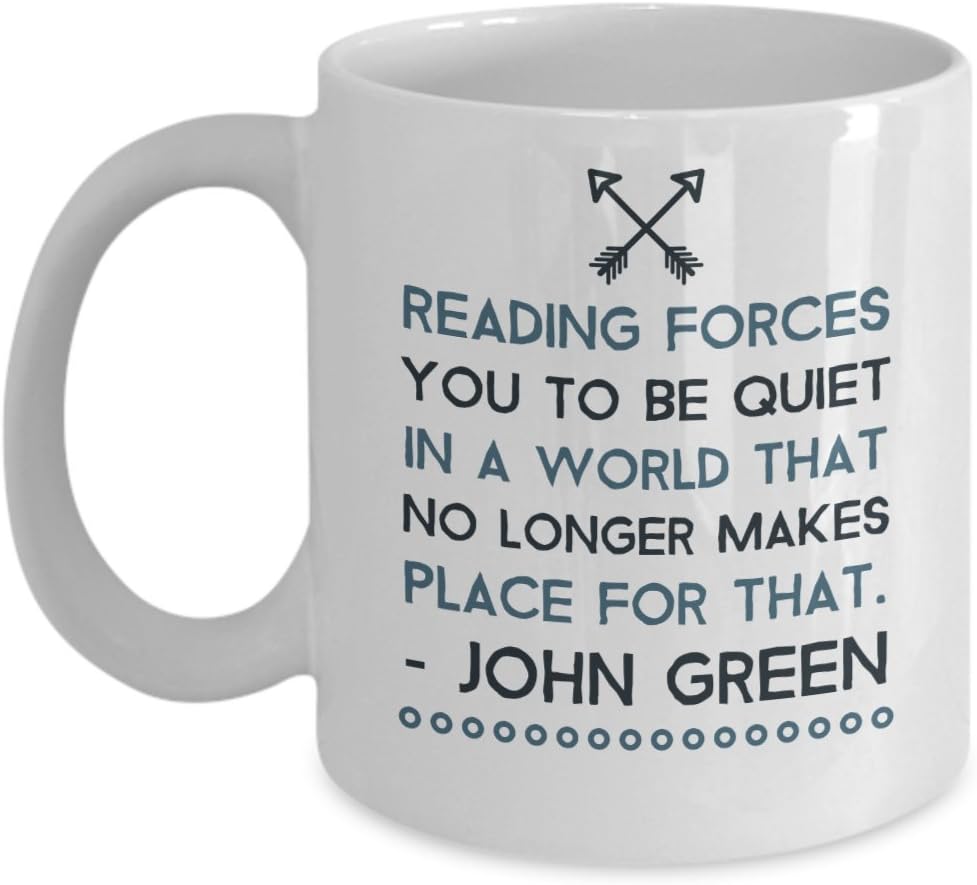 Lectura Fuerzas You To Be Quiet en un mundo que ya no hace que lugar para elbibliophileTaza de café de la calidad Taza Regalo Para bookworms, libro